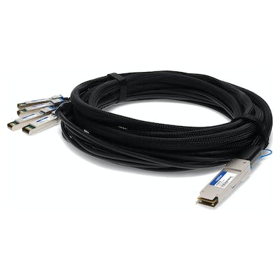 AddOn IBM 49Y7886 Compatible TAA Compliant 40GBase-CU QSFP+ to 4xSFP+ Direct Attach Cable (Passive Twinax, 1m) 49Y7886-AO