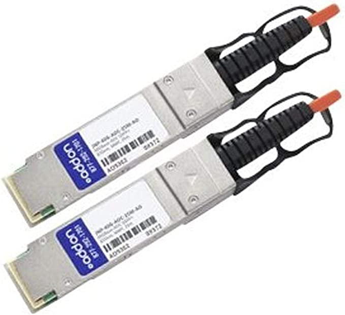 AddOn Juniper Networks Compatible TAA Compliant 40GBase-AOC QSFP+ to QSFP+ Direct Attach Cable (850nm, MMF, 25m) JNP-40G-AOC-25M-AO