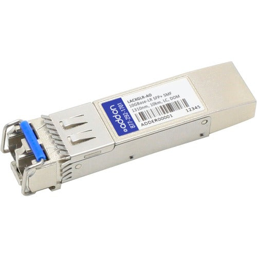 AddOn Linksys LACXGLR Compatible TAA Compliant 10GBase-LR SFP+ Transceiver (SMF, 1310nm, 10km, LC, DOM) LACXGLR-AO