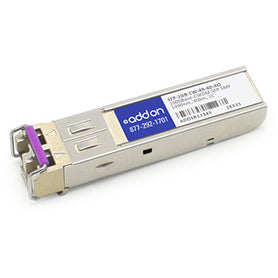 AddOn MSA and TAA Compliant 1000Base-CWDM SFP Transceiver (SMF, 1490nm, 40km, LC) SFP-1GB-CW-49-40-AO
