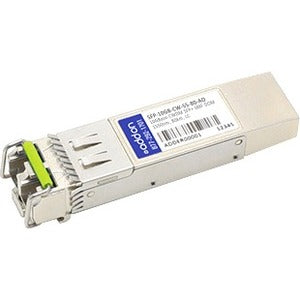 Addon Msa And Taa Compliant 10Gbase-Cwdm Sfp+ Transceiver (Smf, 1550Nm, 80Km, Lc, Dom)