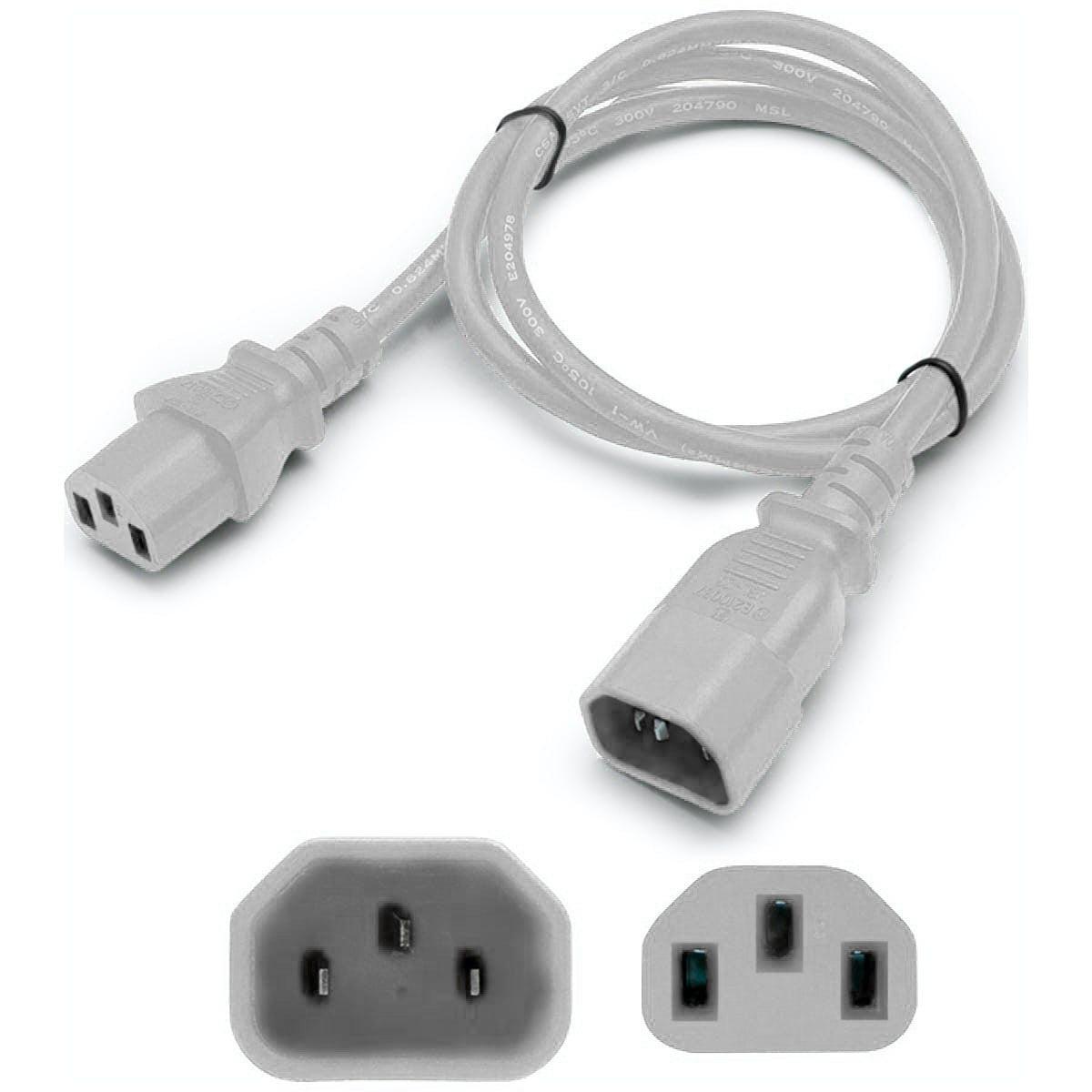 Addon Networks Add-C132C1415Awg3Ftwe Power Cable White 0.91 M C14 Coupler C13 Coupler