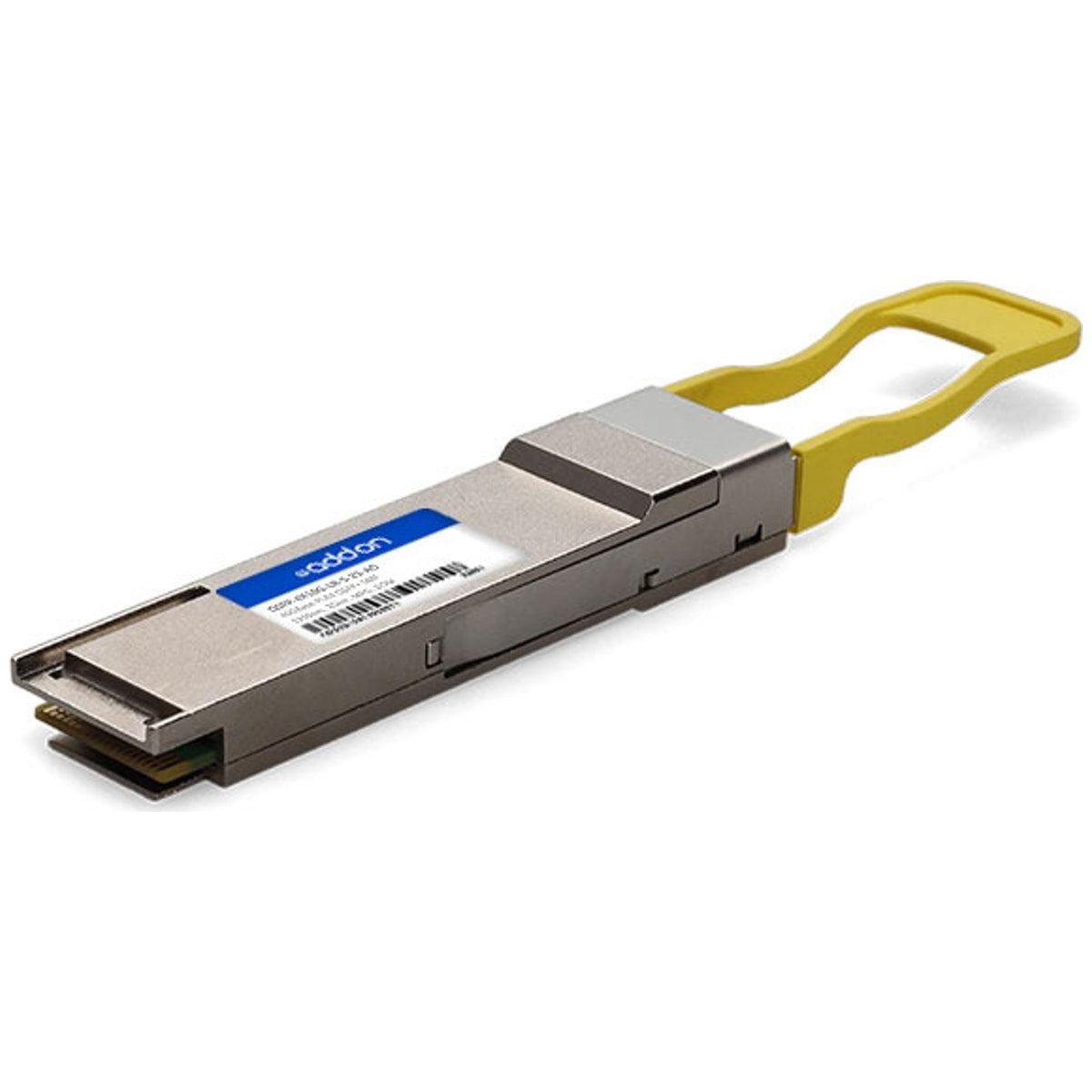 Addon Networks Cisco Qsfp-4X10G-Lr-S-25 Compatible Taa Compliant 40Gbase-Plr4 Qsfp+ Transceiver (Smf, 1310Nm, 25Km, Mpo, Dom)
