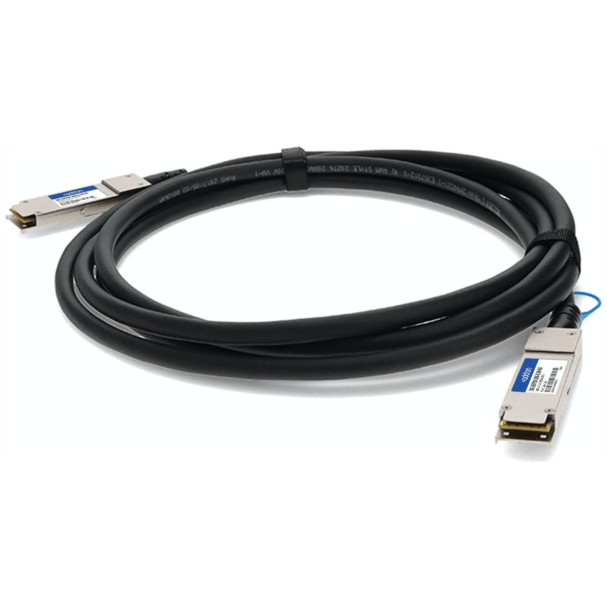 Addon Networks Dac-Qsfp28-100G-0.5M-Ao Infiniband Cable Black
