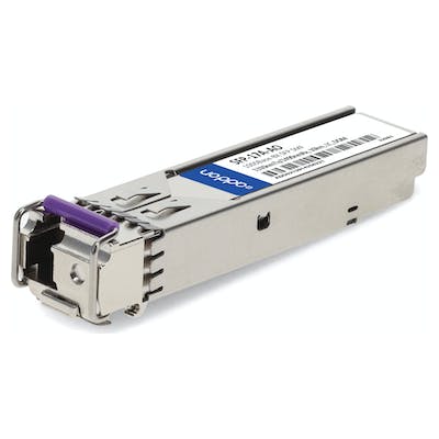 AddOn Rad SFP-17A Compatible TAA Compliant 1000Base-BX SFP Transceiver (SMF, 1310nmTx/1490nmRx, 10km, LC, DOM) SFP-17A-AO