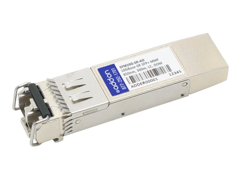 Addon Solarflare Sfm10G-Sr Compatible Taa Compliant 10Gbase-Sr Sfp+ Transceiver (Mmf, 850Nm, 300M, Lc, Dom)