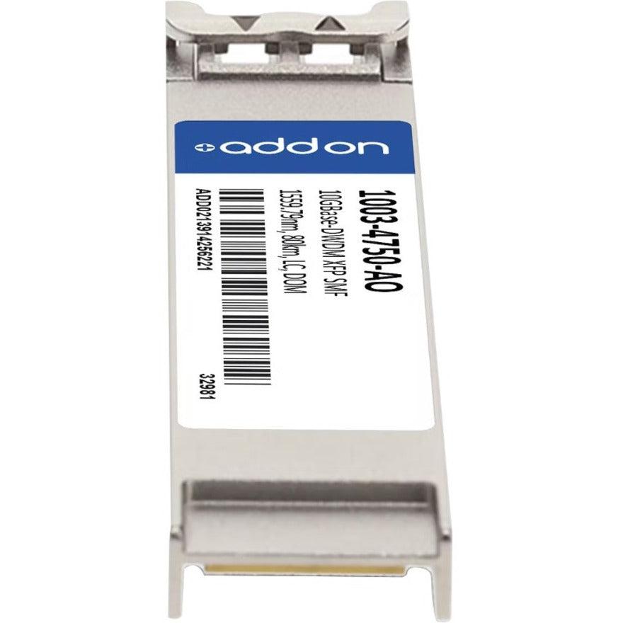 Addon Networks 1003-4750-Ao Network Transceiver Module Fiber Optic 10000 Mbit/S Xfp 1559.79 Nm