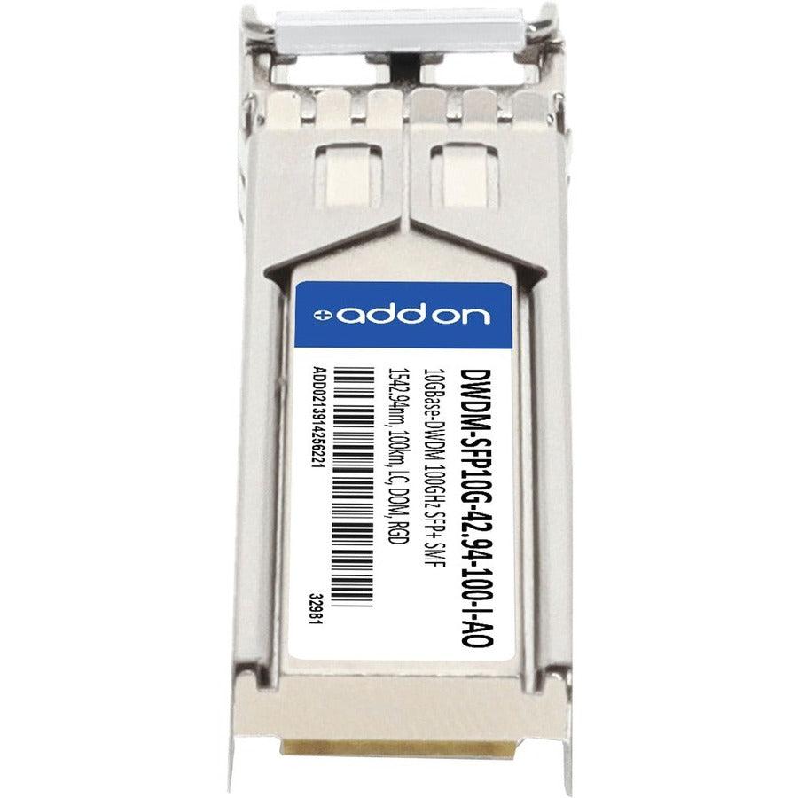 Addon Networks Dwdm-Sfp10G-42.94-100-I-Ao Network Transceiver Module Fiber Optic 10000 Mbit/S Sfp+ 1542.94 Nm