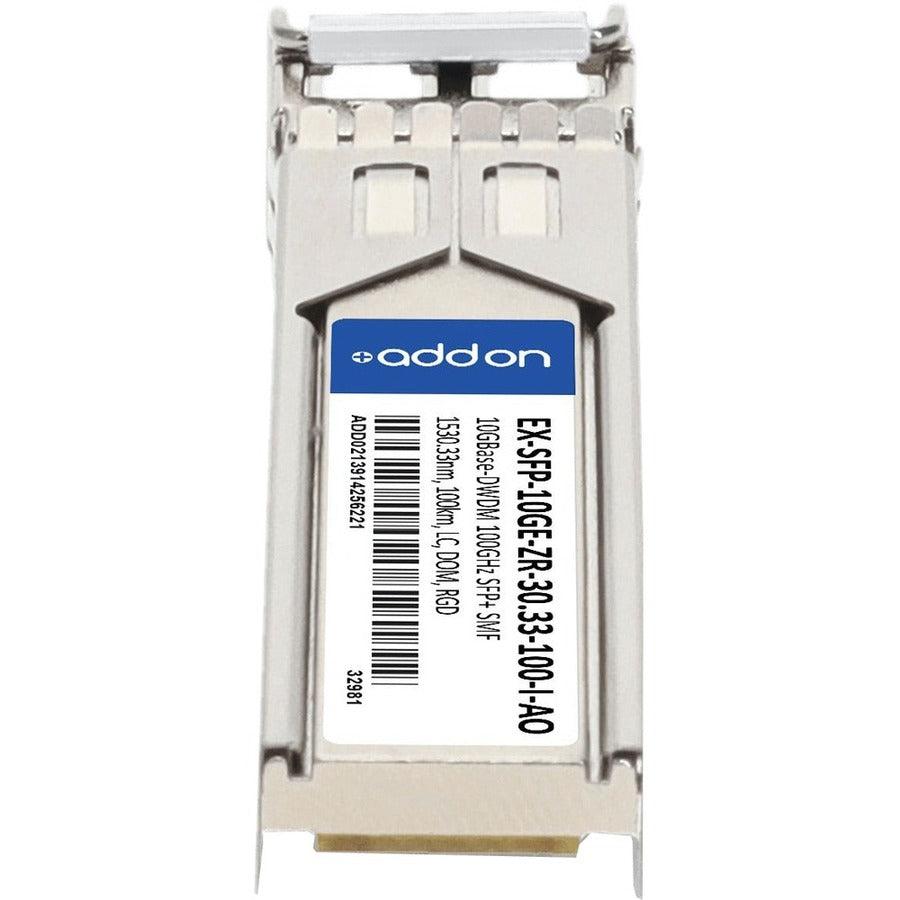 Addon Networks Ex-Sfp-10Ge-Zr-30.33-100-I-Ao Network Transceiver Module Fiber Optic 10000 Mbit/S Sfp+ 1530.33 Nm