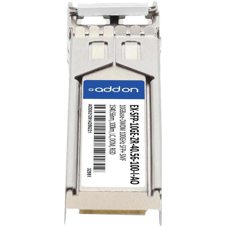Addon Networks Ex-Sfp-10Ge-Zr-40.56-100-I-Ao Network Transceiver Module Fiber Optic 10000 Mbit/S Sfp+ 1540.56 Nm