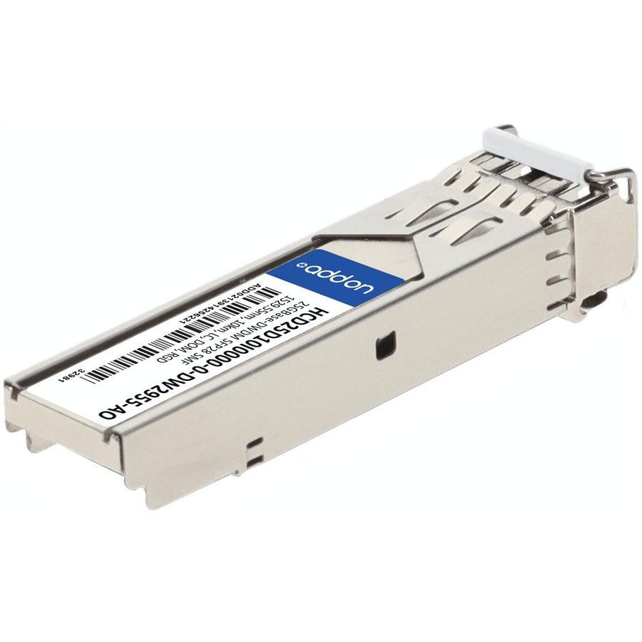 Addon Networks Hcd25D10I0000-0-Dw2955-Ao Network Transceiver Module Fiber Optic Sfp28 1529.55 Nm