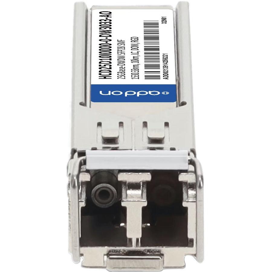 Addon Networks Hcd25D10I0000-0-Dw3033-Ao Network Transceiver Module Fiber Optic Sfp28 1530.33 Nm