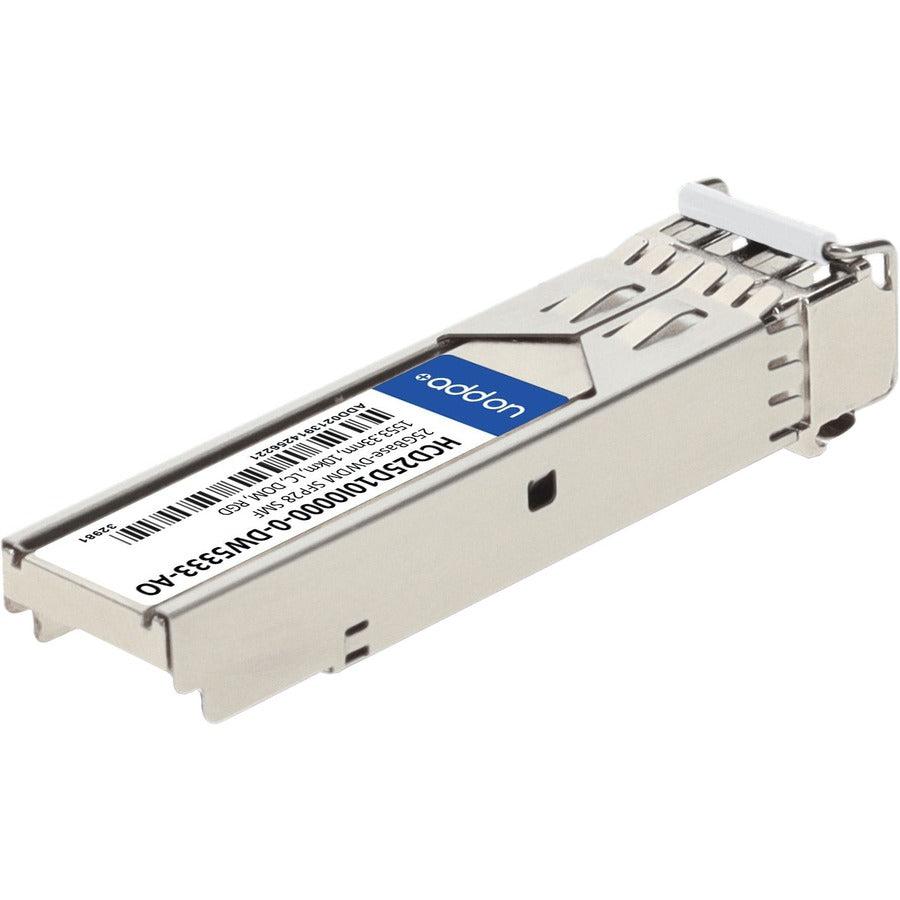 Addon Networks Hcd25D10I0000-0-Dw5333-Ao Network Transceiver Module Fiber Optic Sfp28 1553.33 Nm