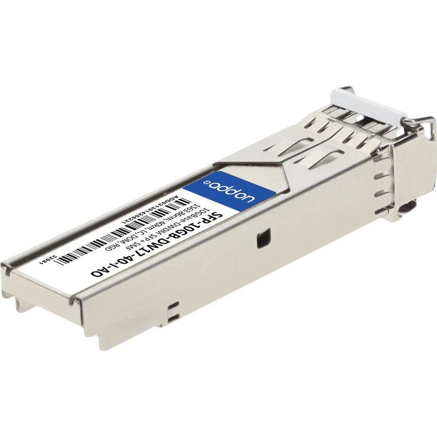 Addon Networks Sfp-10Gb-Dw17-40-I-Ao Network Transceiver Module Fiber Optic 10000 Mbit/S Sfp+ 1563.86 Nm