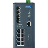 Advantech 8GE + 2G SFP + 2 VDSL2 port Managed Industrial Switch EKI-7712G-2FV-AE