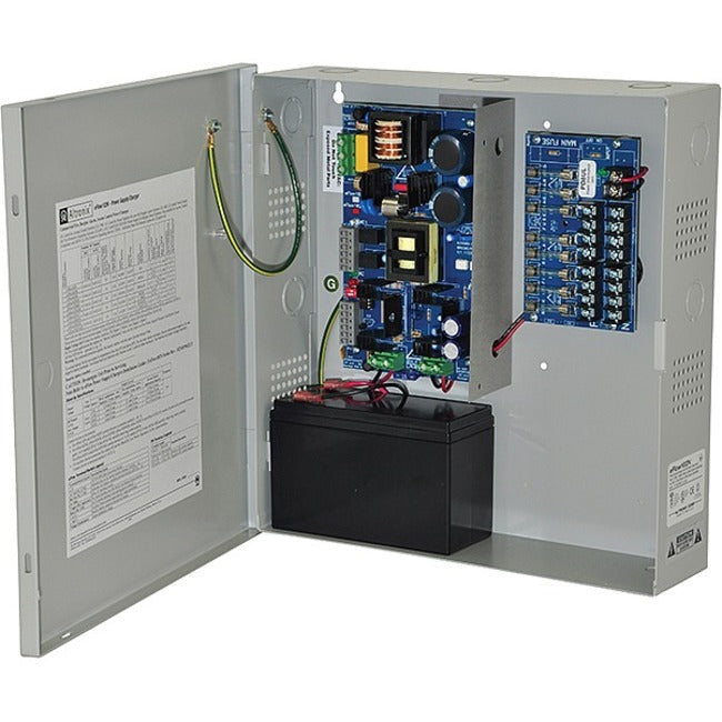 Altronix Eight (8) Fused Outputs Power Supply/Charger EFLOW102N8