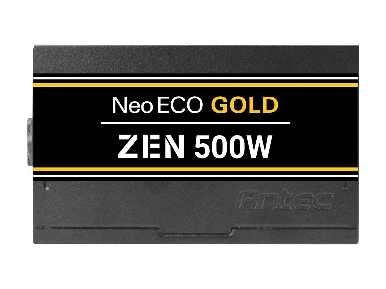 Antec Neoeco Modular Ne650M V2 Power Supply 650 Watts 80 Plus Bronze Certified With 120 Mm Silent Ne500G Zen