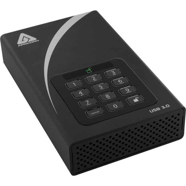 Apricorn Aegis Padlock Adt-3Pl256-2000 2 Tb Hard Drive - 3.5" External