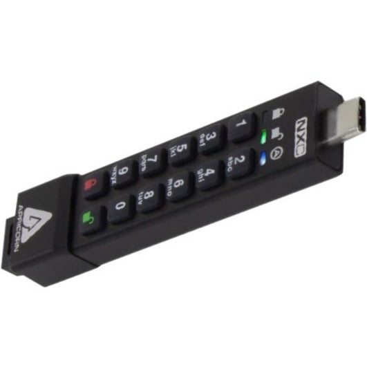 Apricorn Aegis Secure Key 3NXC 128GB USB 3.2 (Gen 1) Type C Flash Drive ASK3-NXC-128GB