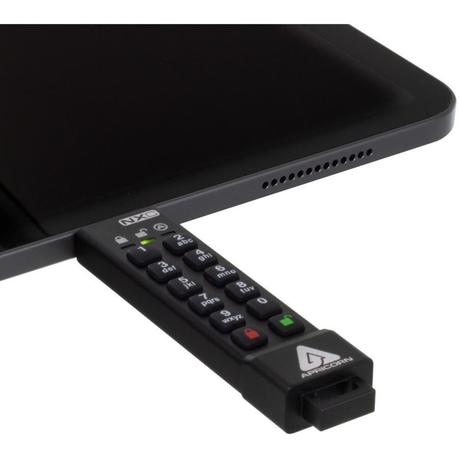 Apricorn Aegis Secure Key 3NXC 4GB USB 3.2 (Gen 1) Type C Flash Drive ASK3-NXC-4GB