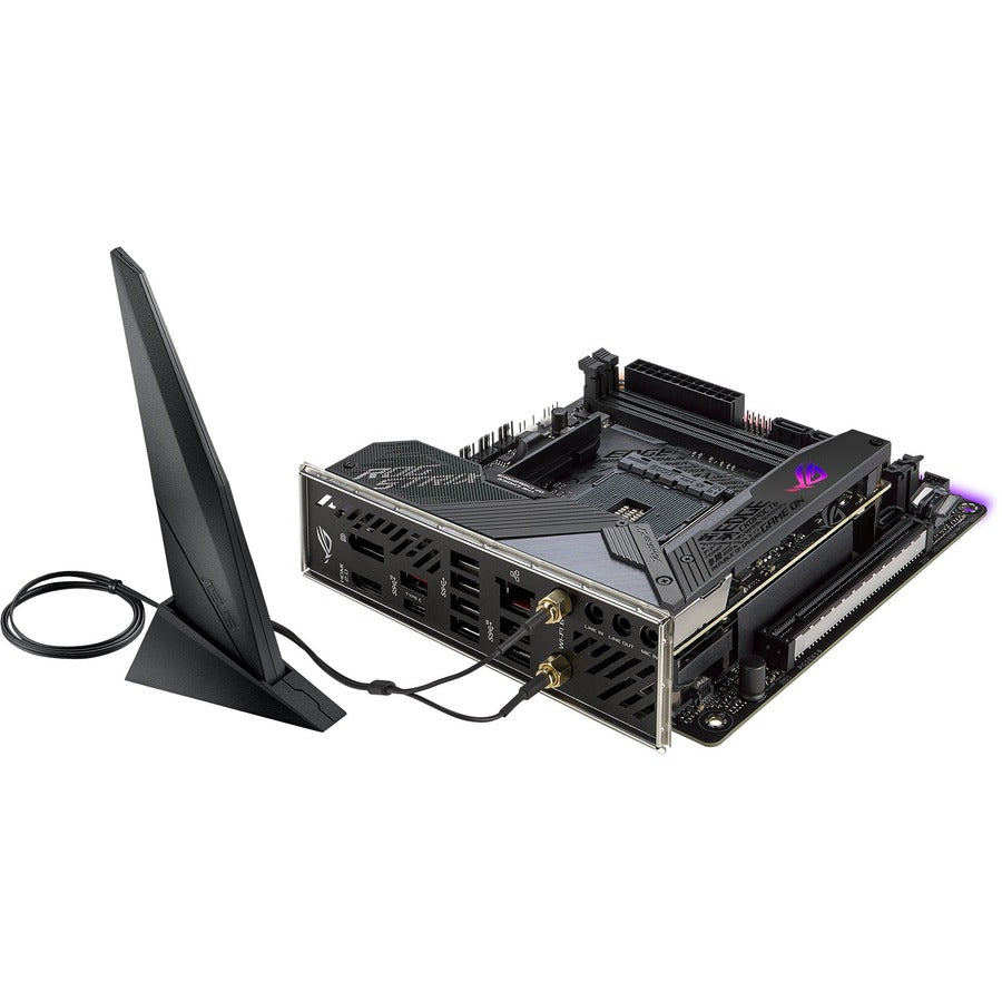Asus ROG Strix Strix X570-I Gaming Desktop Motherboard - AMD X570 Chipset - Socket AM4 - Mini ITX ROG STRIX X570-I GAM