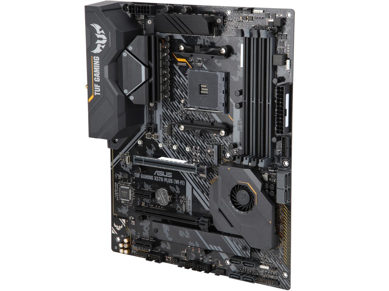 Asus Tuf Gaming X570-Plus (Wi-Fi) Socket Am4/ Amd X570/ Ddr4/ Sata3&Usb3.2/ M.2/ A&V&Gbe/ Wifi&Bluetooth/ Atx Motherboard