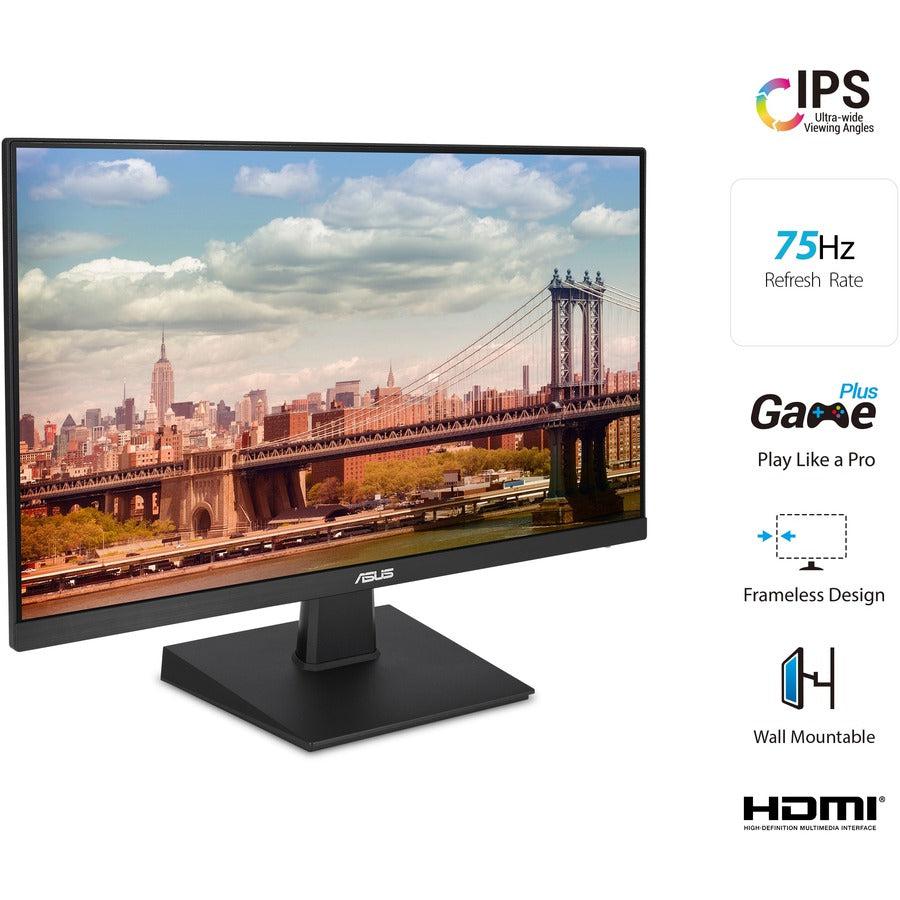 Asus Va27Ehe 27 Inch Wide Screen 5 Ms 100,000,000:1 Hdmi/D-Sub Ips Lcd Monitor(Black)