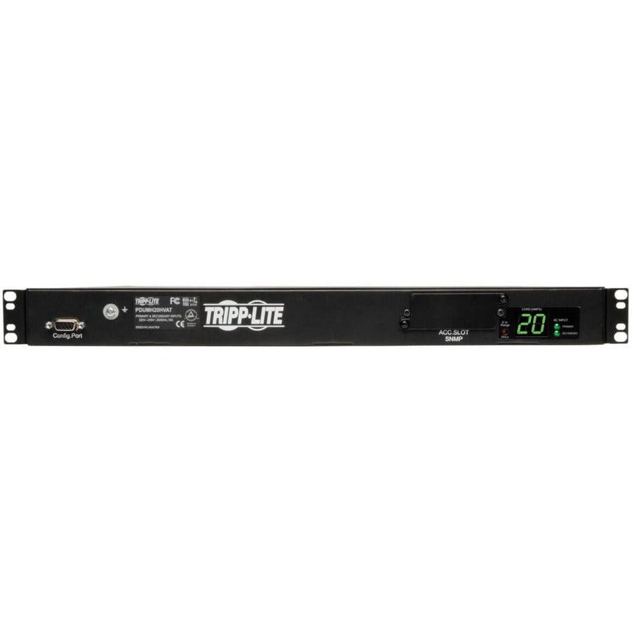 Automatic Transfer Switch PDU 3.8kW - Single-Phase Metered Power Distribution | Tripp Lite PDUMH20HVAT