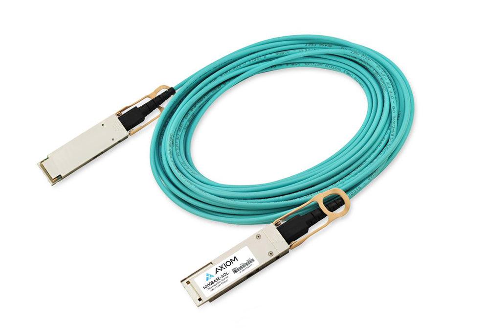 Axiom Aoc-Q-Q-100G-30M-Ax Fibre Optic Cable Qsfp28 Turquoise