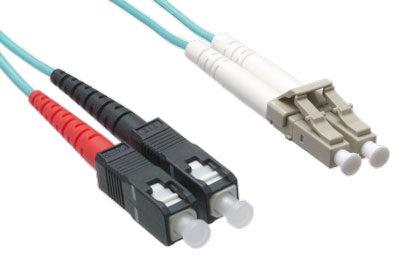Axiom Axg94410 Fibre Optic Cable 15 M Lc Sc Ofnr Om4 Aqua Colour