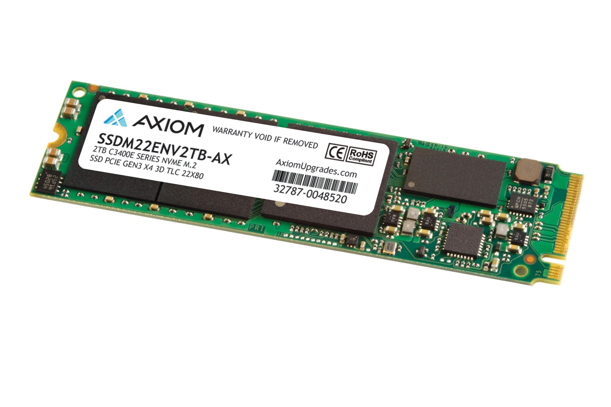 Axiom Axg99380 Internal Solid State Drive M.2 1000 Gb Pci Express 3.0 3D Tlc Nvme