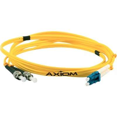 Axiom LC/ST Singlemode Duplex OS2 9/125 Fiber Optic Cable 6m LCSTSD9Y-6M-AX