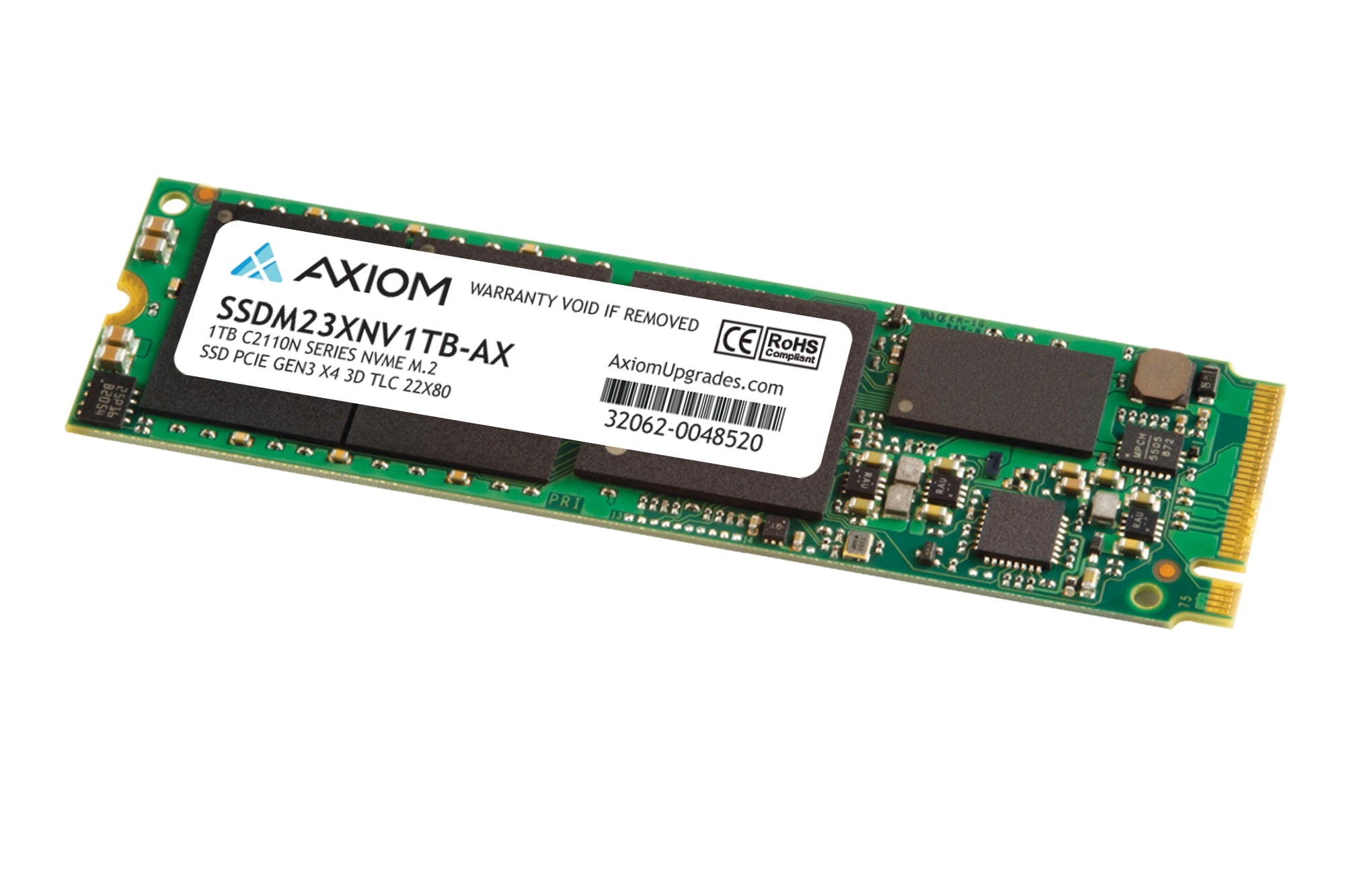 Axiom Ssdm23Xnv1Tb-Ax Internal Solid State Drive M.2 1024 Gb 3D Nand Nvme