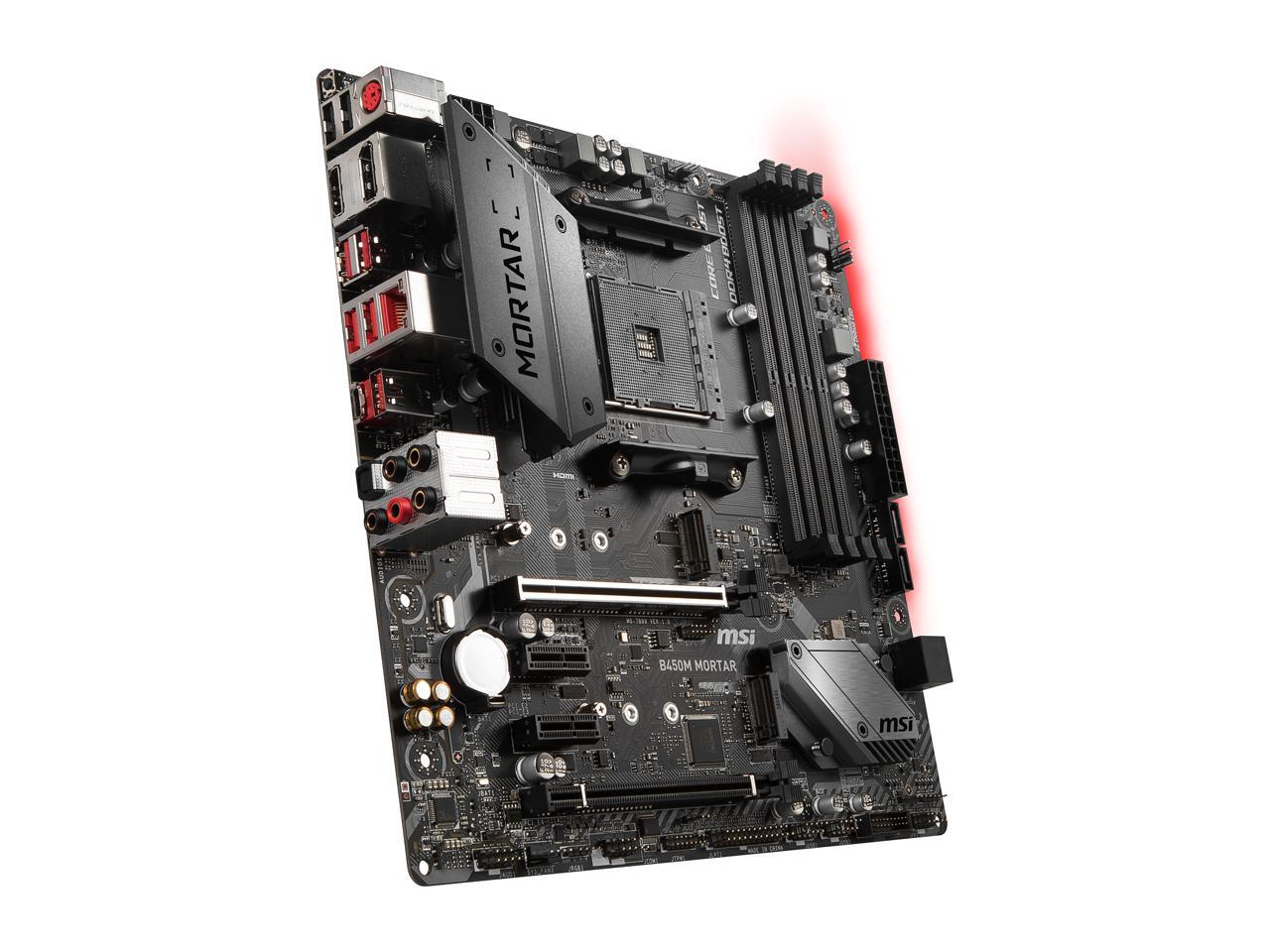 B450M Mortar Am4 Amd B450 Sata 6Gb/S Usb 3.1 Hdmi Amd Motherboard