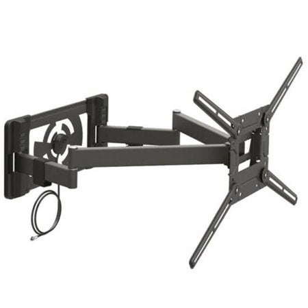 Barkan Full-Motion Wall Mount for TV, Flat Panel Display, Curved Screen Display - Black TVA48