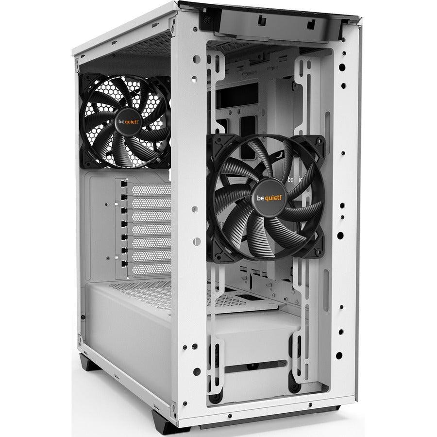 Be Quiet! Bgw35 Pure Base 500 Window White, Atx, Midi Tower Computer Case, Tempered Glass Window, Two Preinstalled Fans