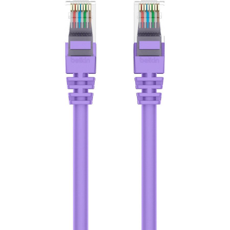 Belkin A3L980-75-Pur-S Networking Cable Purple 22.86 M Cat6 U/Utp (Utp)