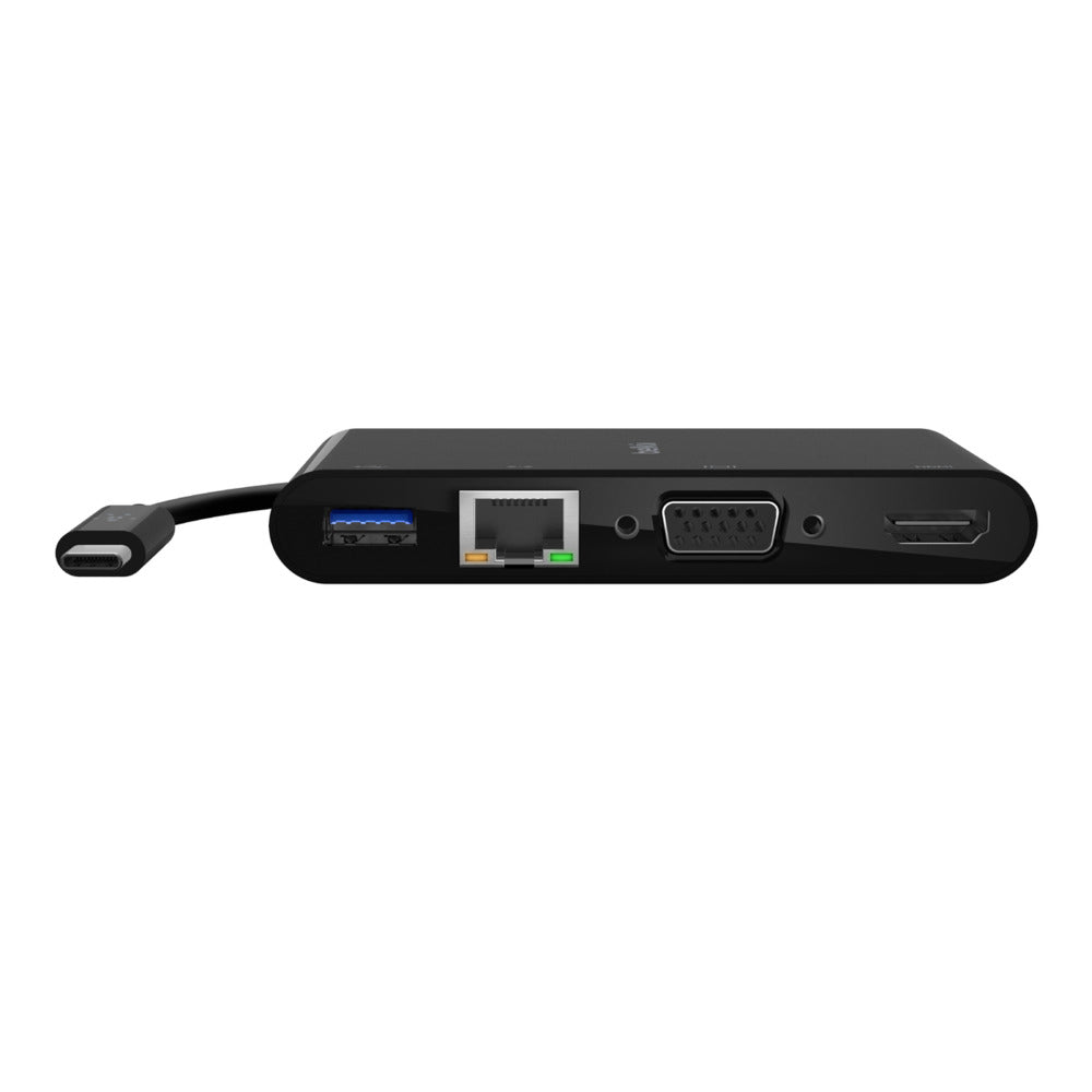 Belkin Avc005Bk-Bl Interface Hub Usb 3.2 Gen 1 (3.1 Gen 1) Type-C Black