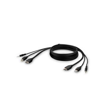 Belkin F1Dn1Ccbl Kvm Cable Black 3 M