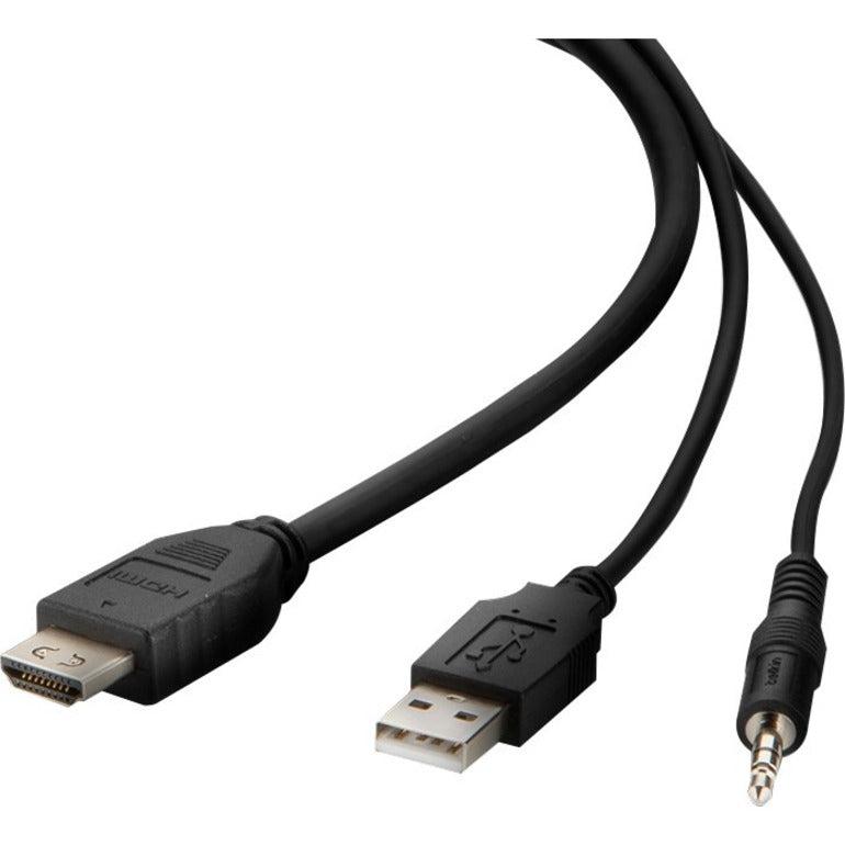 Belkin F1Dn1Ccbl Kvm Cable Black 3 M