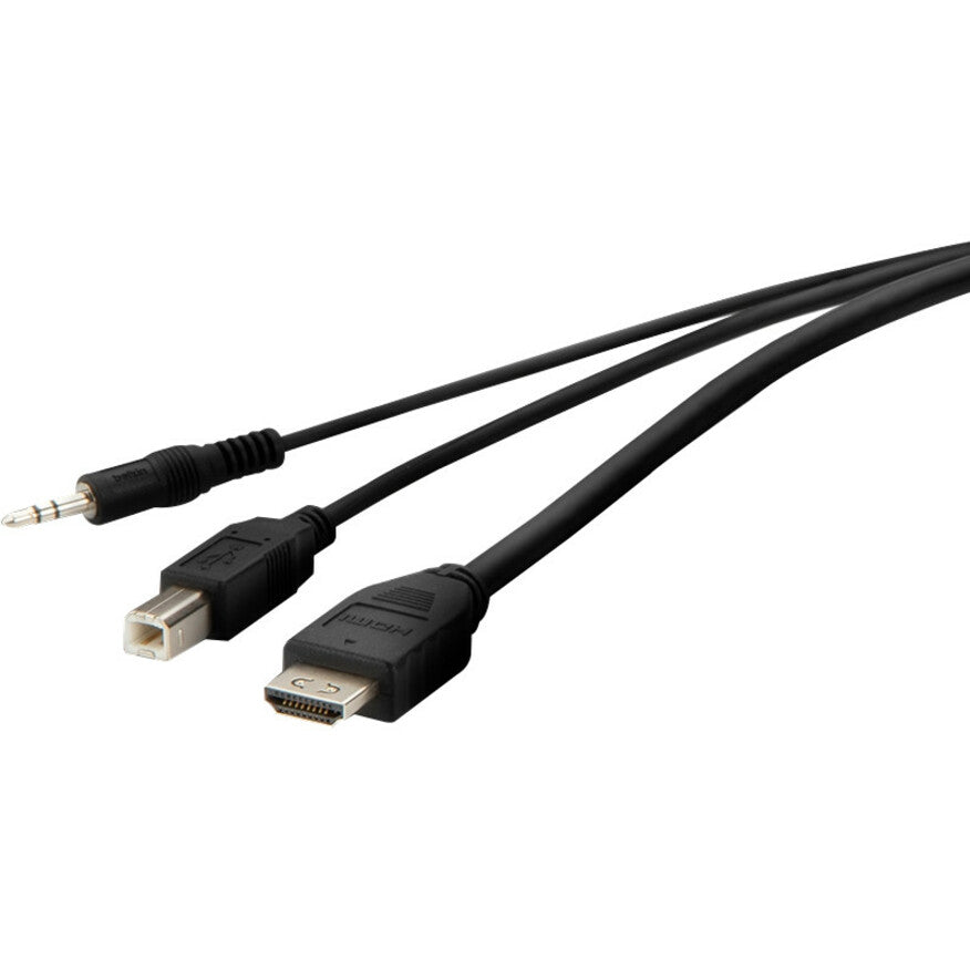Belkin F1Dn1Ccbl Kvm Cable Black 3 M