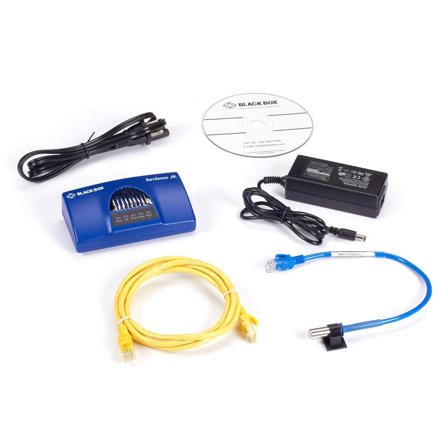 Black Box AlertWerks ServSensor Jr. Hub - (1) Temperature Sensor, 2-Port EME103A-R3