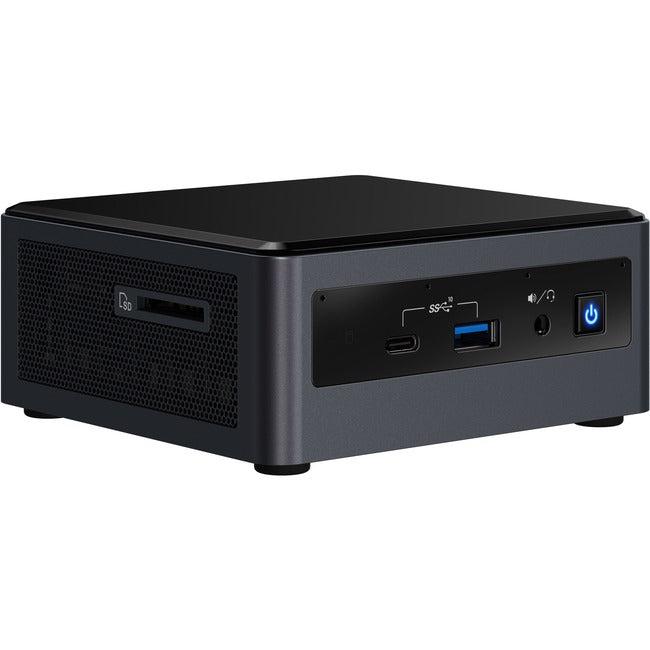 Black Box Desktop Computer - Intel Core i7 10th Gen - 8 GB - 128 GB SSD - Mini PC - TAA Compliant NUC10I7FNH-BB