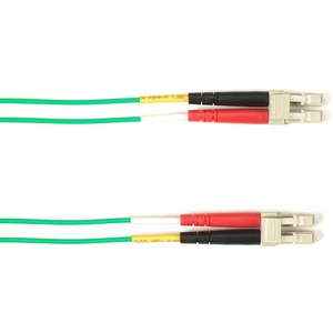 Black Box Fiber Optic Duplex Patch Network Cable FOLZH50-002M-LCLC-GN
