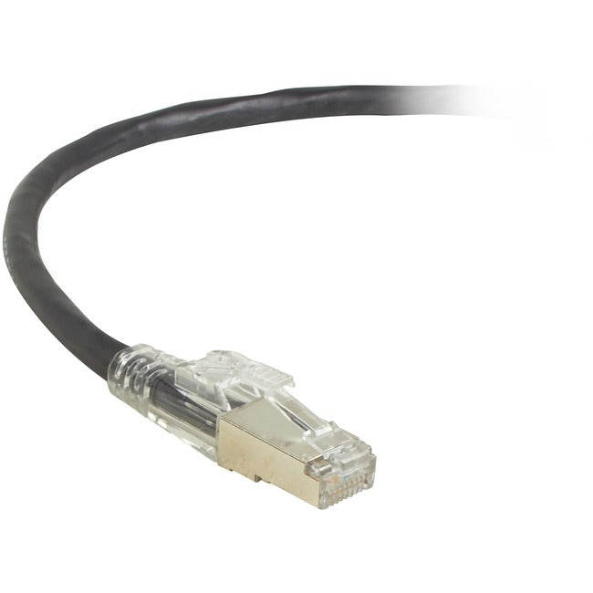 Black Box GigaTrue3 CAT6A 650-MHz Stranded Ethernet Patch Cable C6APC80S-BK-01
