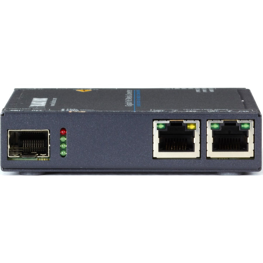 Black Box Gigabit PoE Media Converter, 10/100/1000BASE-T to SFP LGC5200A