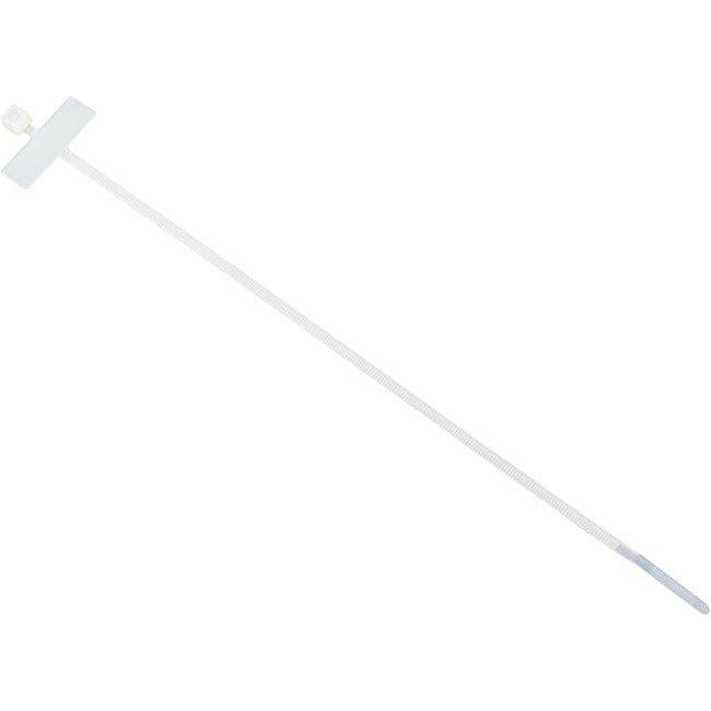 Black Box Mini Nylon Cable Ties with ID Tag - 0.1W x 7.5"L FT8351