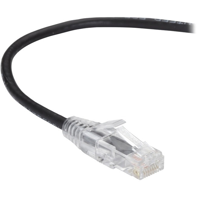 Black Box Slim-Net Cat.6a UTP Patch Network Cable C6APC28-BK-15