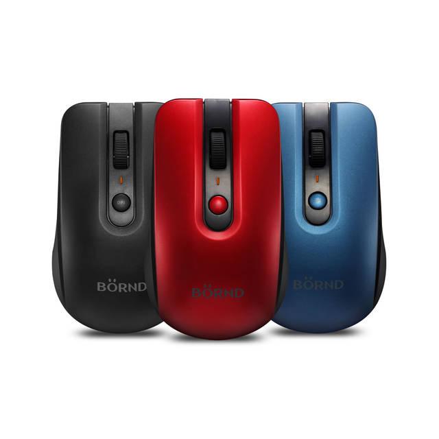 Bornd C190 2.4Ghz Wireless Optical Mouse (Black)