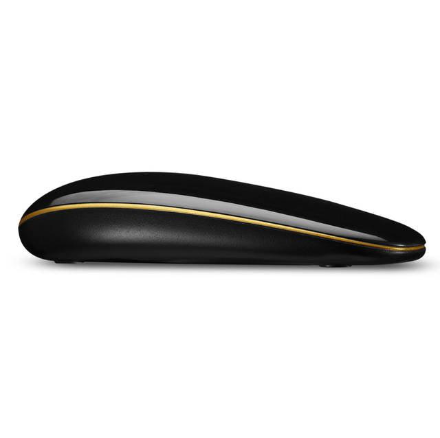 Bornd T100 Wireless 2.4Ghz Touch Ultra Thin Mouse (Black)